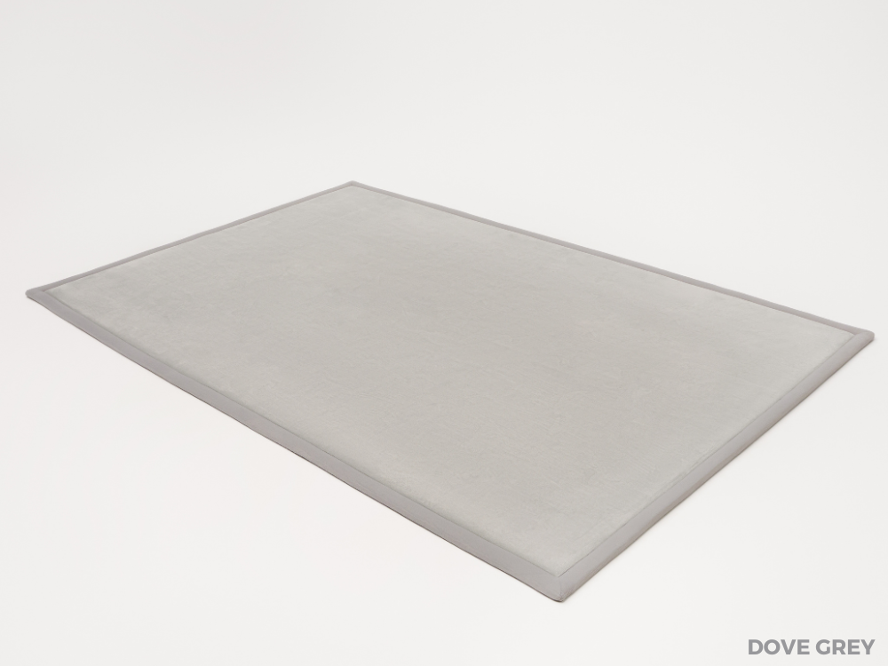 Dove Grey - Muscle Mat Relax Mat - Best Soft Touch Tatami Rug Soft Memory Foam Mat Australia